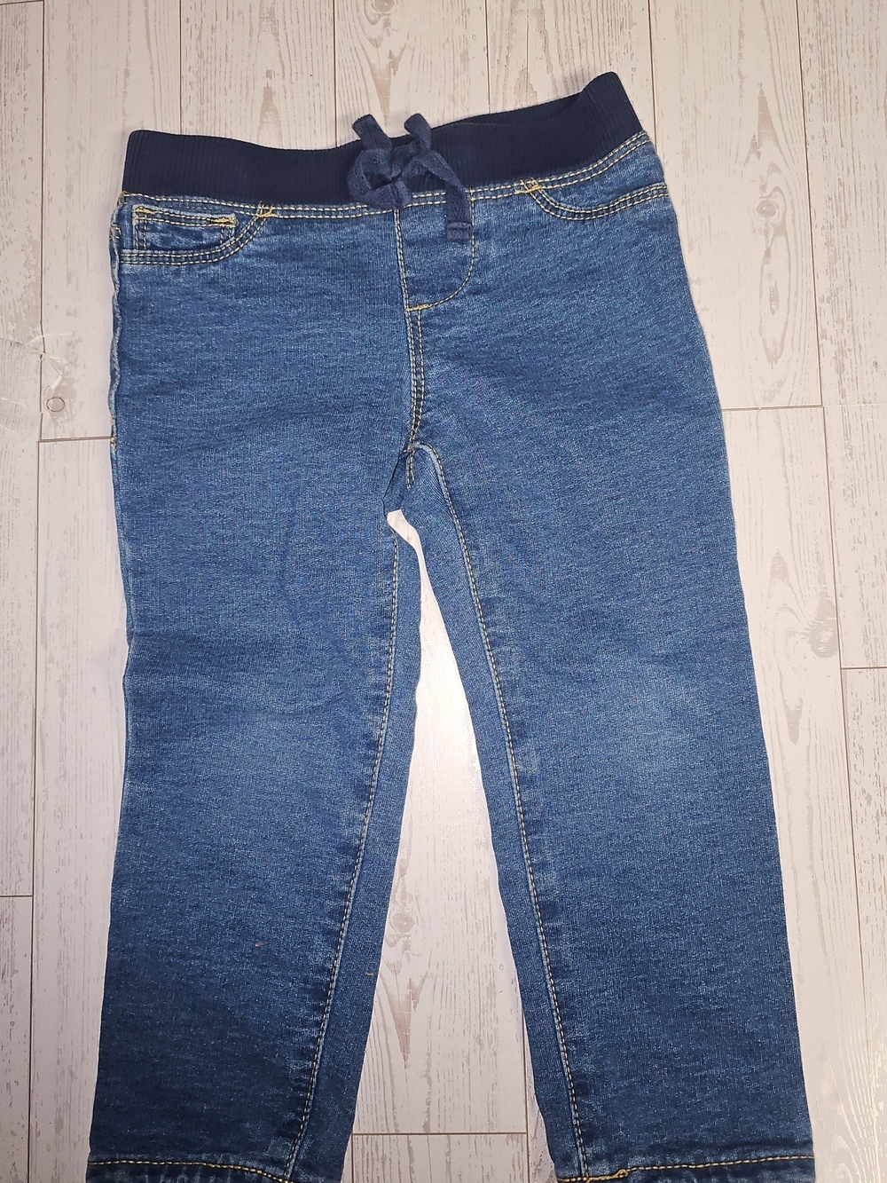 Arizona Jean Company Kids Dark Blue Pull-On Denim Leggings
